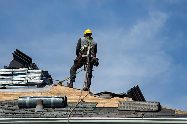 Professional Roofing technician working in Asbury Park, NJ
